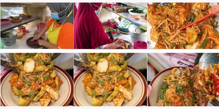 Gado-gado Portal Ibu Mar menawarkan gado-gado enak dengan bumbu kacang racikan kacang tanah dan mete yang kaya rasa sejak 1980.  