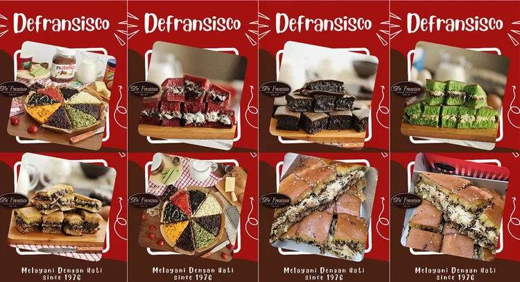De Fransisco tetap eksis sejak 1976 sebagai martabak enak di Surabaya. Terang bulan tebal dan martabak telur spesial selalu diburu pelanggan.  