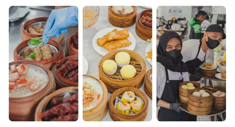 Dimsum Sembilan Ayam jadi pilihan dimsum halal di Bandung dengan aneka menu lezat, tempat nyaman, dan selalu ramai pencinta kuliner Bandung.  