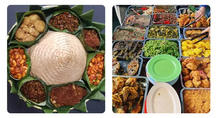 Ayam Goreng Warung Doyong terkenal dengan ayam berbumbu rempah yang meresap hingga ke dalam, disajikan bersama serundeng lengkuas yang gurih.  