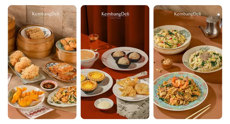 Kembang Deli menjadi salah satu kopitiam di Bandung yang cocok untuk sarapan. Menyajikan menu halal dengan pilihan dimsum, pempek, hingga lontong sayur dalam suasana yang nyaman.  