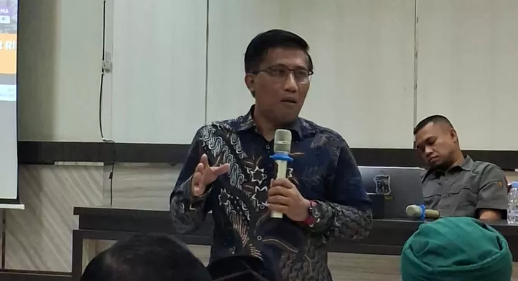 Anggota DPRD Jabar Didi Sukardi menghadiri kegiatan Sosialisasi Haji 2027 yang digelar di Aula Gedung BKPSDM Kabupaten Ciamis, Rabu, 8 Juli 2026.