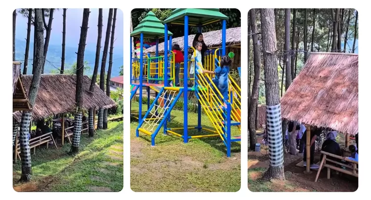 Warung KebunQu memadukan restoran, area bermain, mini zoo, vila, dan tempat berkemah sehingga cocok menjadi destinasi liburan keluarga di Bogor.  