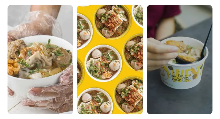 Bakso Malang Cak Su Kumis menyajikan kuah kaldu gurih, bakso halus berdaging, bakso goreng, dan kekian renyah dengan harga yang ramah di kantong.  