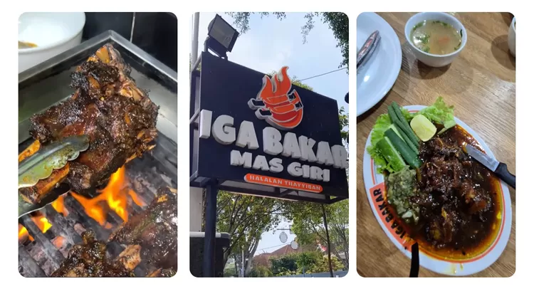 Iga Bakar Mas Giri menawarkan iga empuk dengan saus kacang gurih manis. Tempatnya nyaman dan cocok untuk santap bersama keluarga di Bandung.