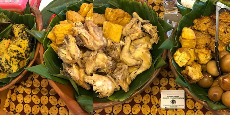 Gudeg Pejompongan menjadi pilihan pencinta kuliner untuk menikmati gudeg koyor dengan rasa gurih-manis dan bumbu yang meresap.  