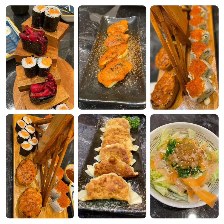 Gage Sushi & Grill hadir dengan sushi kreatif, saus mentai yang kaya rasa, serta plating unik terinspirasi dari ikon Bandung. Cocok untuk pencinta kuliner Jepang.  