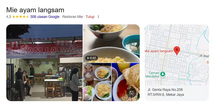 Mie Ayam Langsam di Jalan Genta, Depok 2, bisa jadi pilihan buat kamu yang mencari mie ayam hidden gem dengan racikan mantan chef hotel.