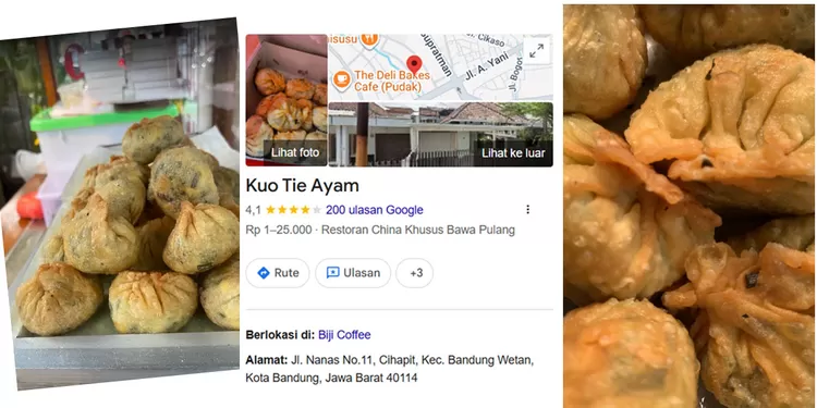 Kuotie Jalan Nanas Kuotie Jalan Nanas menjadi salah satu oleh-oleh Bandung yang unik dan viral. Rasanya lezat, harganya terjangkau, cocok dibawa pulang.