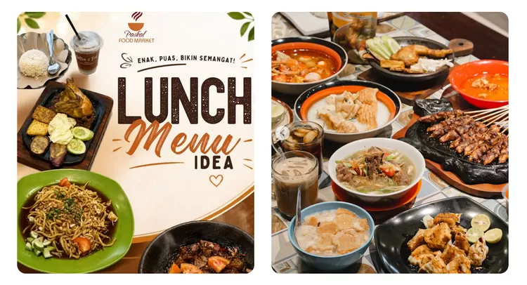 Paskal Food Market menawarkan sekitar 1.100 menu dari 50 stan. Pilihan wisata kuliner dekat Stasiun Bandung ini cocok untuk pencinta banyak pilihan.  