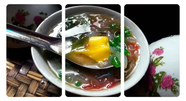 Es Dawet Mbah Hari di Pasar Beringharjo jadi pilihan segar setelah berkeliling Malioboro. Cendol, santan, nangka, dan gula Jawa hanya sekitar Rp5.000.
