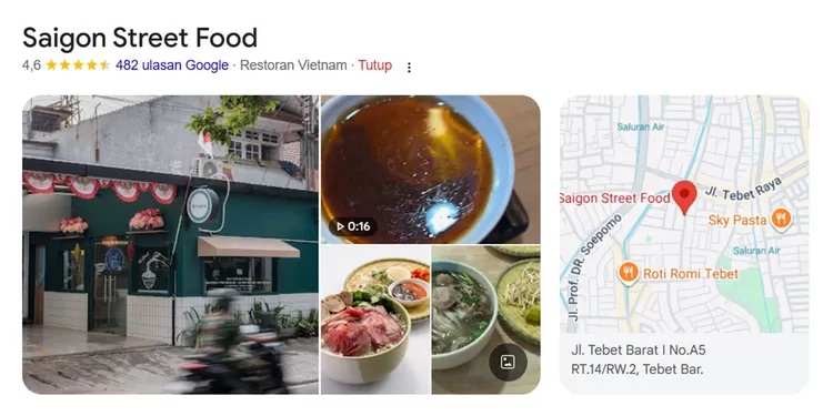 Ingin mencicipi kuliner Vietnam di Jakarta Selatan? Saigon Street Food punya pho dan spring roll dengan harga yang ramah di kantong.  
