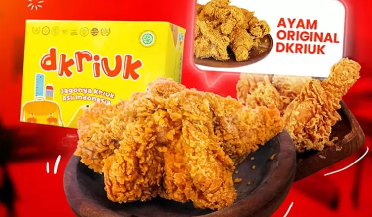 DKriuk Fried Chicken punya ayam crispy dengan banyak pilihan rasa, mulai sambal geprek, keju, black pepper hingga saus super pedas yang menggoda.  