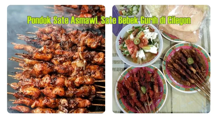 Pencinta sate wajib coba. Ada sate bebek empuk berbumbu gurih, ditambah pilihan sate sapi, kambing, ayam, serta sop hangat.  