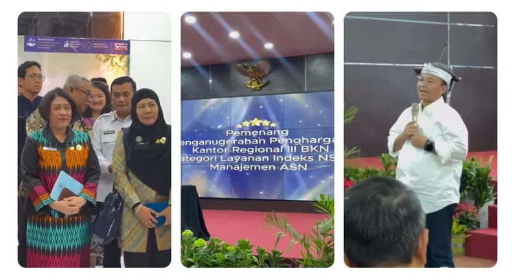 Sekda Jabar Herman Suryatman menghadiri Rapat Koordinasi Kepegawaian Wilayah Kerja Kantor Regional III BKN Tahun 2026 di Bandung, Rabu, 9 September 2026.