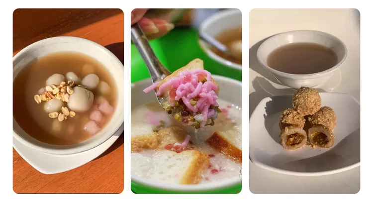 Ronde Titoni di Malang telah hadir sejak 1948. Wedang ronde hangat dengan jahe dan bola tepung beras ini cocok dinikmati saat malam.  