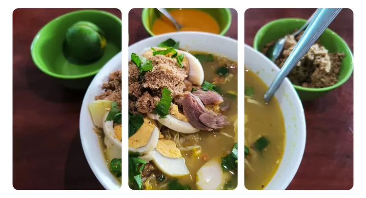 Soto Ayam Lombok Malang berdiri sejak 1955. Sajian ayam kampung, koya kelapa, dan kerupuk ikan besar menjadi ciri khasnya.  