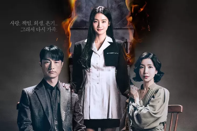 Poster drama Korea Perfect Family.