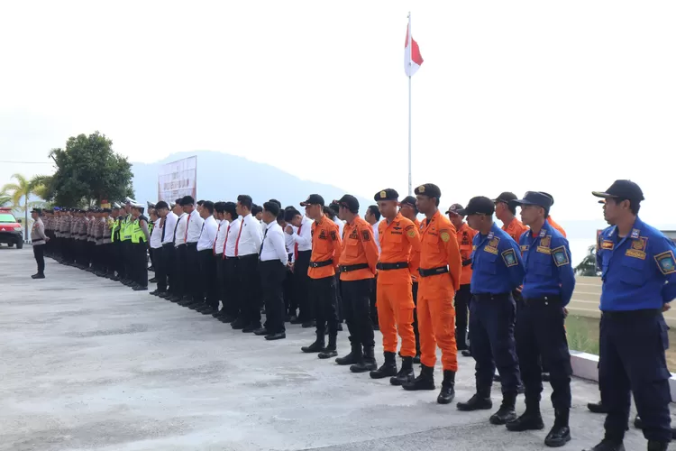 Apel Gelar Pasukan digelar di Lapangan Apel Catur Prasetya Polres Kepulauan Anambas, Jumat, 28 Agustus 2026.
