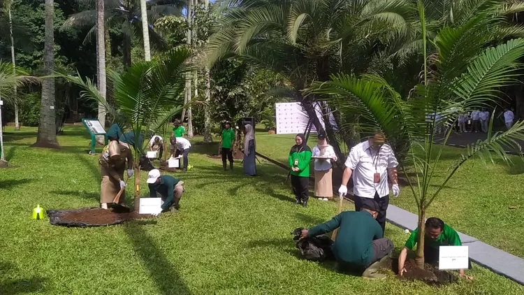 Semarak HUT Ke-209, Kebun Raya Bogor Hadirkan Taman Araceae dan Gelar Penanaman Pohon
