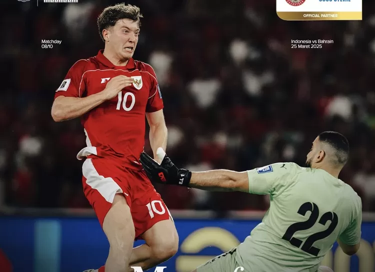 Ole Romeney menjadi pahlawan Timnas Indonesia melalui gol tunggalnya di menit 24 babak pertama ke gawang Bahrain.