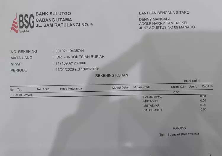 Nomor Rekening