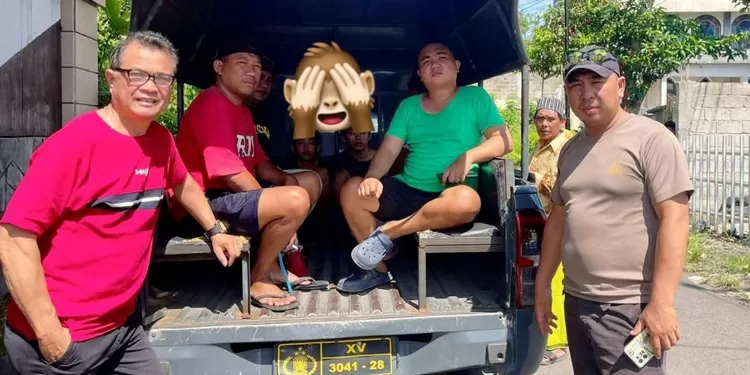 Hukum Tua Desa Sea Satu Nevie Oroh, SE, saat bersama-sama dengan personil Polsek Pineleng menunjukkan kolaborasi nyata dalam merespons cepat laporan warga terkait tindak kriminalitas di wilayah Desa Sea.
