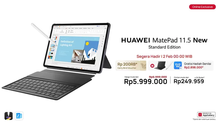 Harga Huawai Matpad New