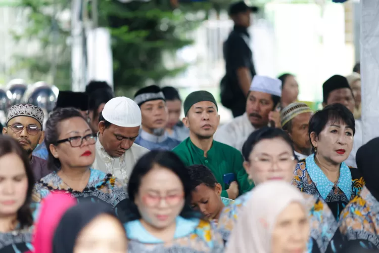 Suasana Buka Puasa di Masjid Nurul Huda