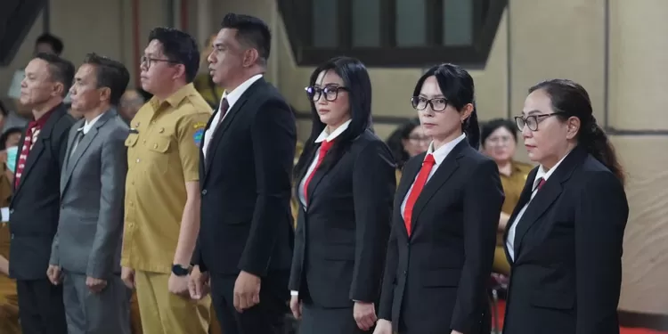 Suasana Pelantikan Ibu Jein Barantian