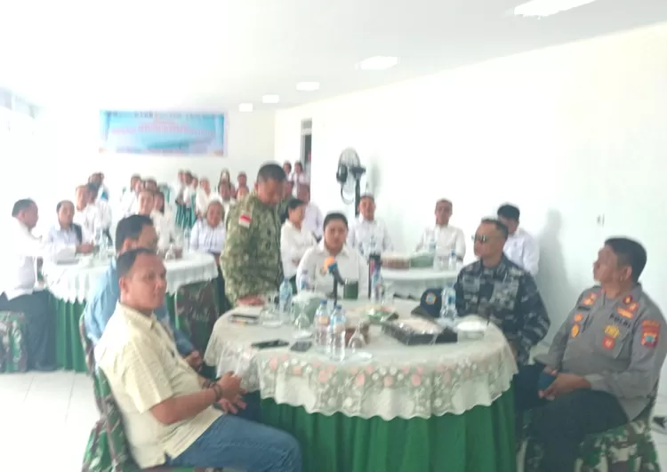 Wakil Bupati Talaud Anisya G. Bambungan dan Forkopinda Talaud, serta undangan lainya