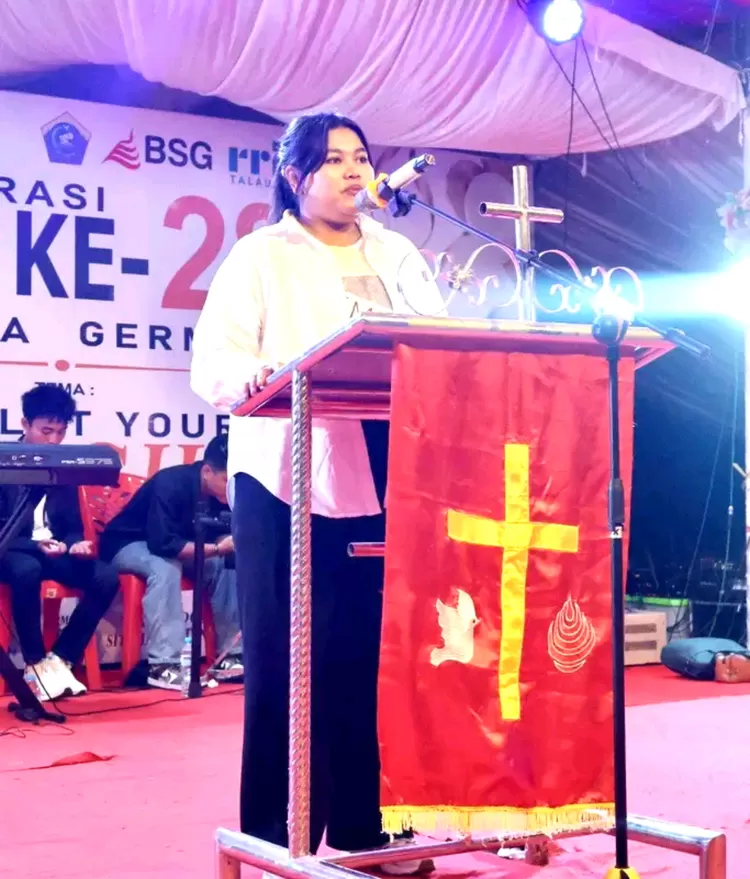 Wakil Bupati Talaud, Anisya Gretsya Bambungan, SE memberikan Sambutan (istimewa)