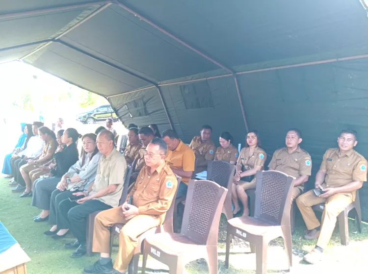 Jajaran Pejabat Tinggi Pratama. Stafsus Bupati Talaud dan tamu undangan lainya