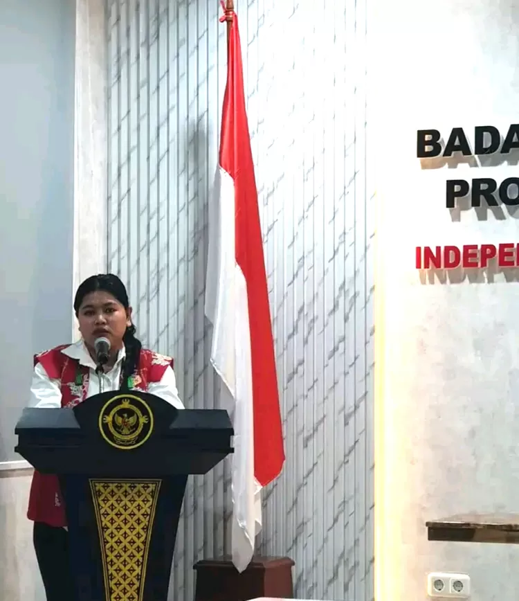 Wakil Bupati Talaud Anisya Gretsya Bambungan, SE. Menyampaikan sambutan (Istimewa)