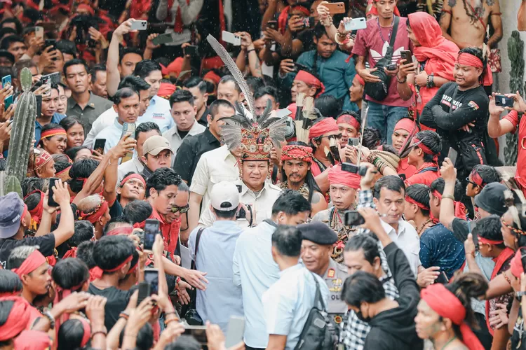 Prabowo Subianto Bersama Masyarakat Dayak