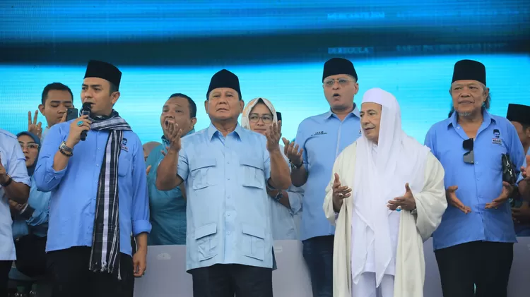 Prabowo dan Habib Lutfi di Serang Banten