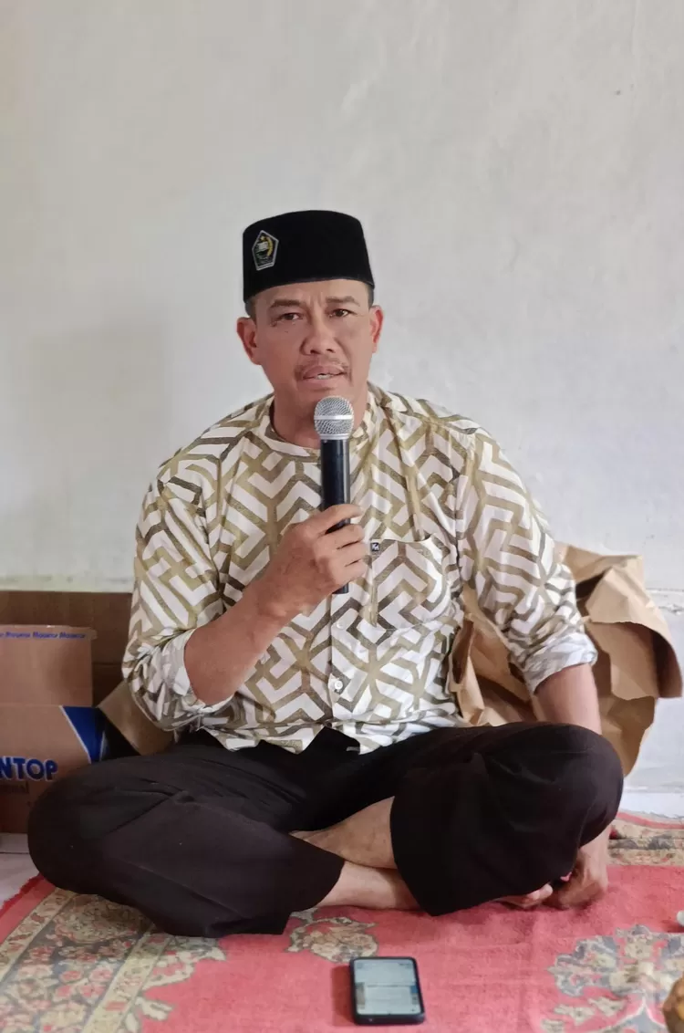 Ketua FKDT Kabupaten Bogor saat memberikan sambutan rapat koordinasi di Rumpin