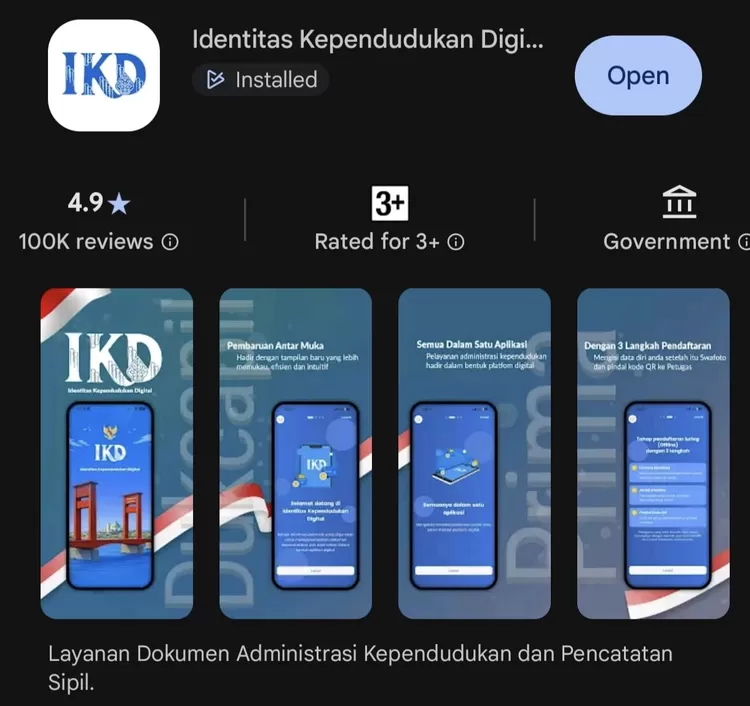Aplikasi Kependudukan Digital Selain Memberikan Rasa Aman Juga Mempermudah Aktifitas Kita.
