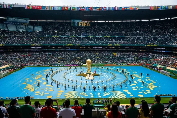 Estadio Azteca menjadi stadion pertama yang membuka 3 laga pertandingan Piala Dunia FIFA