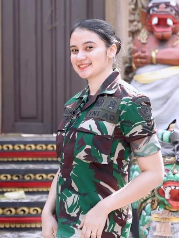 Potret Cantik Jihan Alvani Prajurit Tni Ad Yang Pukau Netizen Dengan