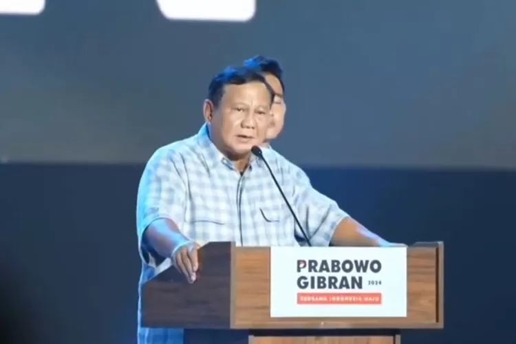 Prabowo Subianto Respon Hasil Quick Count.