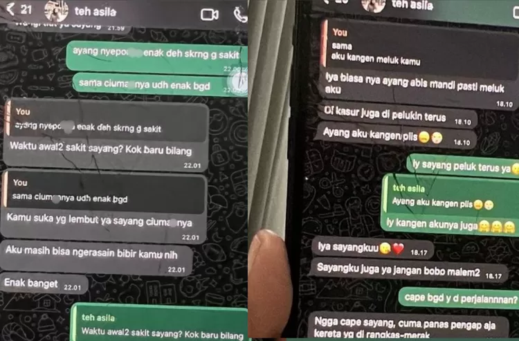 Chat asusila Bimo Aryo Tejo dan Maela Asila diungkap Siti Septi Ariyanti