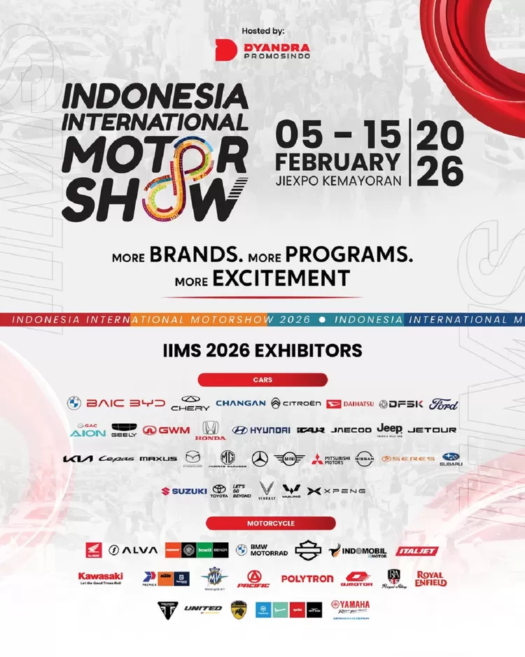 Harga Tiket IIMS 2026