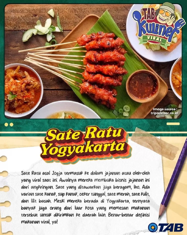 Update Harga Menu Sate Ratu Jogja 2026