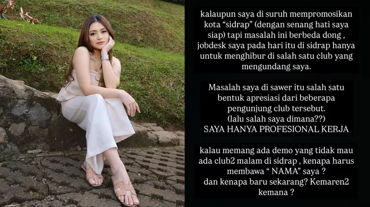 Respon Nathalie Holscher kecewa namanya dibawa-bawa tentang keberadaan club di Sidrap