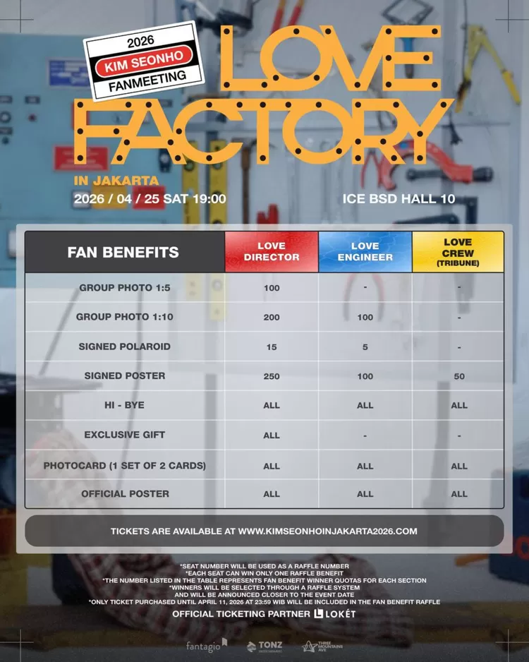 Fan benefits fan meeting Kim Seonho 'LOVE FACTORY'
