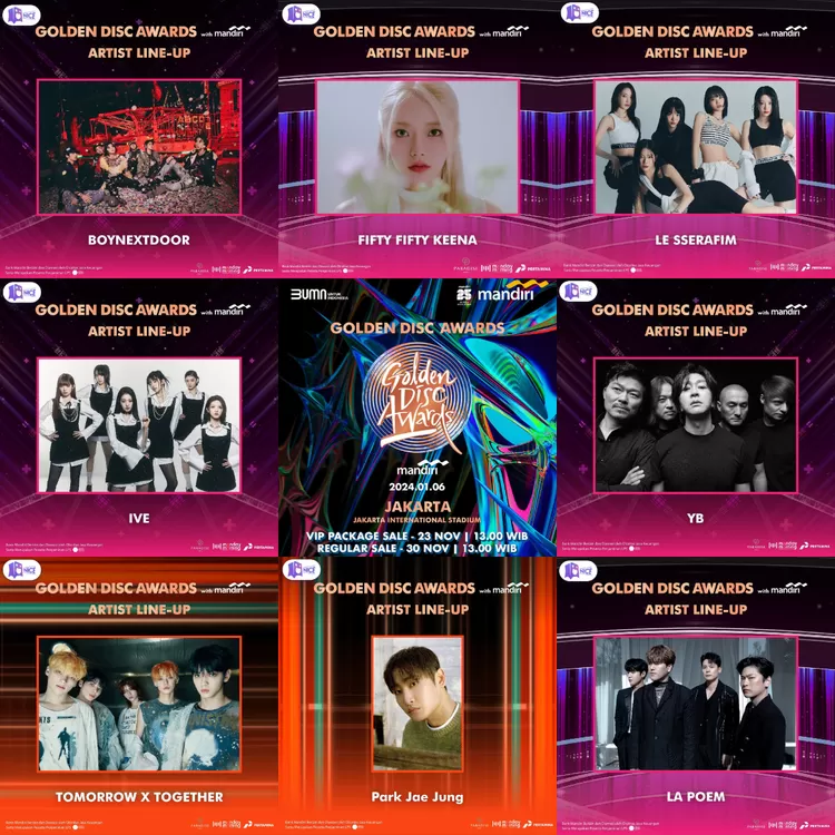 Golden Disc Awards 2024 Ungkap Line Up Kedua, Adakah Idolamu? Kpop Chart