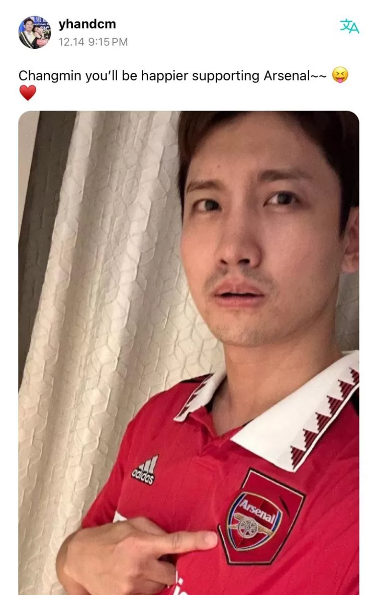 Postingan penggemar Changmin TVXQ