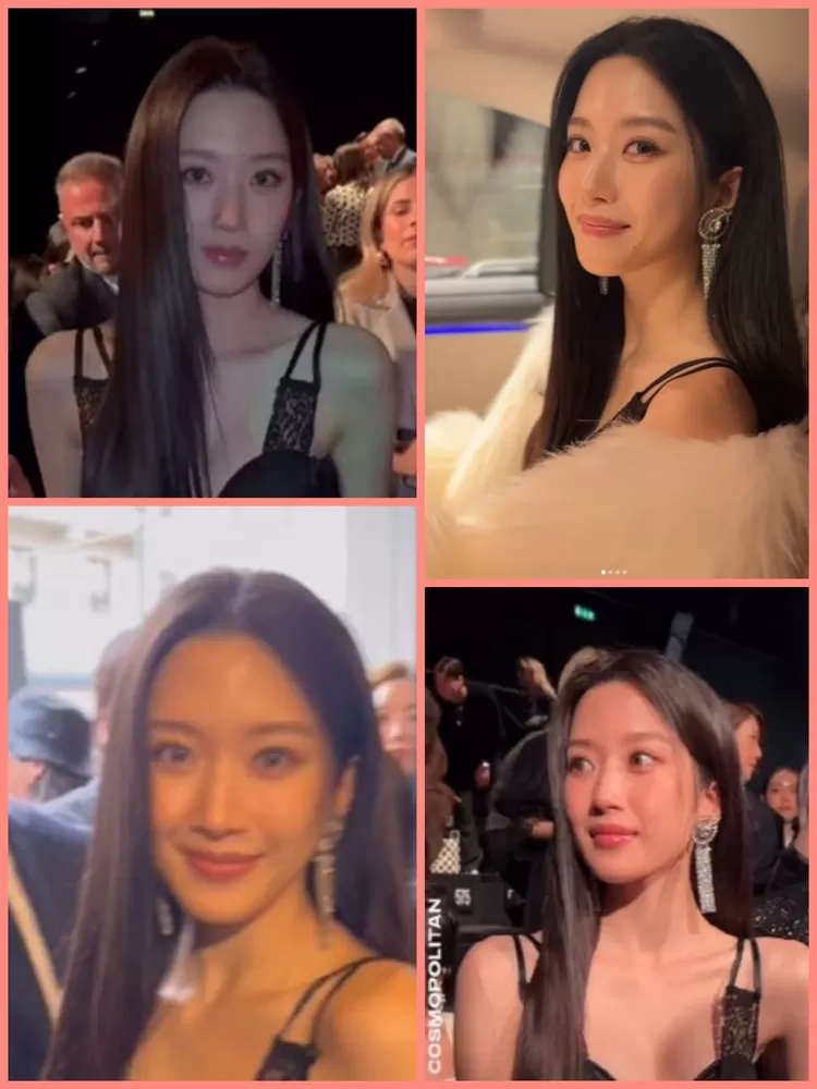 Penampilan Moon Ga Young di Milan Fashion Week