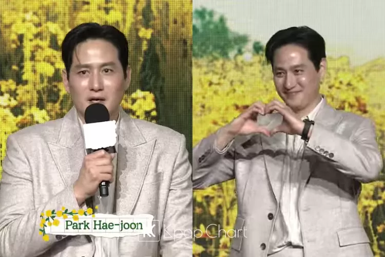 Park Hae Joon di Press Con When Life Gives You Tangerines